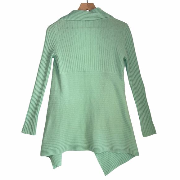 Autumn Cashmere Cardigan Sweater 100% Cashmere Light Blue Green size XS - Picture 2 of 10